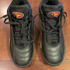 Easton football cleats & Power line chest pad. Mens size 8